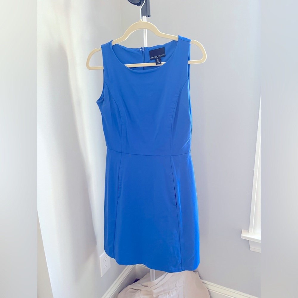 Royal blue dress